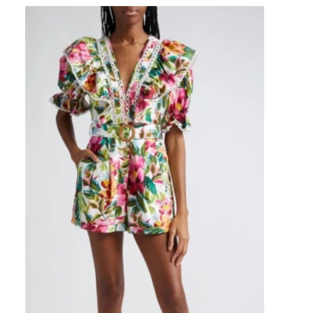 Farm Rio Gorgeous Romper with Tags - Winter Beach Vacation Ready